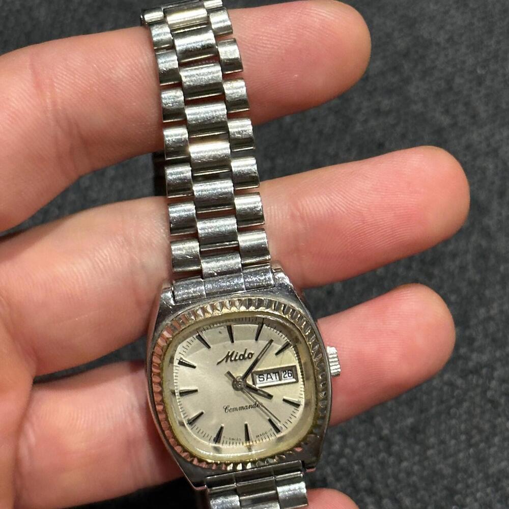 Mido Commander Automatic Silver Dial Stainless St… - image 2